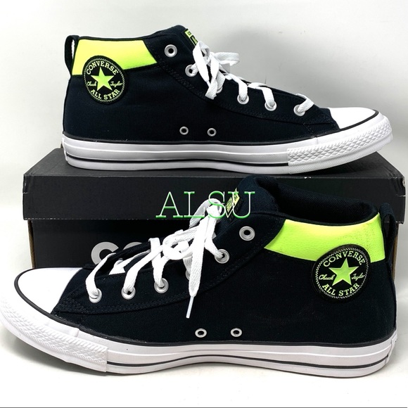 🌿 Sale 🌿 Converse Ctas Street Canvas Mid Men's Size 11 Sneakers Boot 167916F - Picture 2 of 8